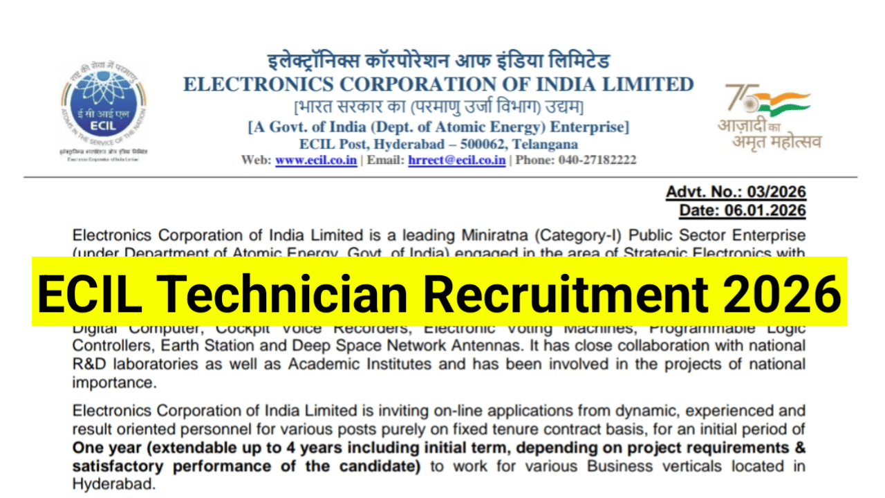 ECIL-Technician-Recruitment-2026